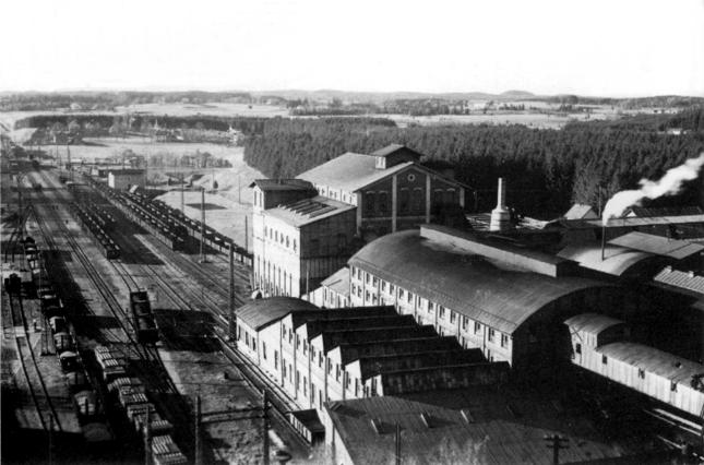 kohlenw�sche und g�terwagons um 1930_small